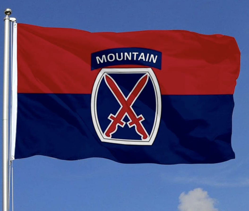 10th Mountain Division Flag