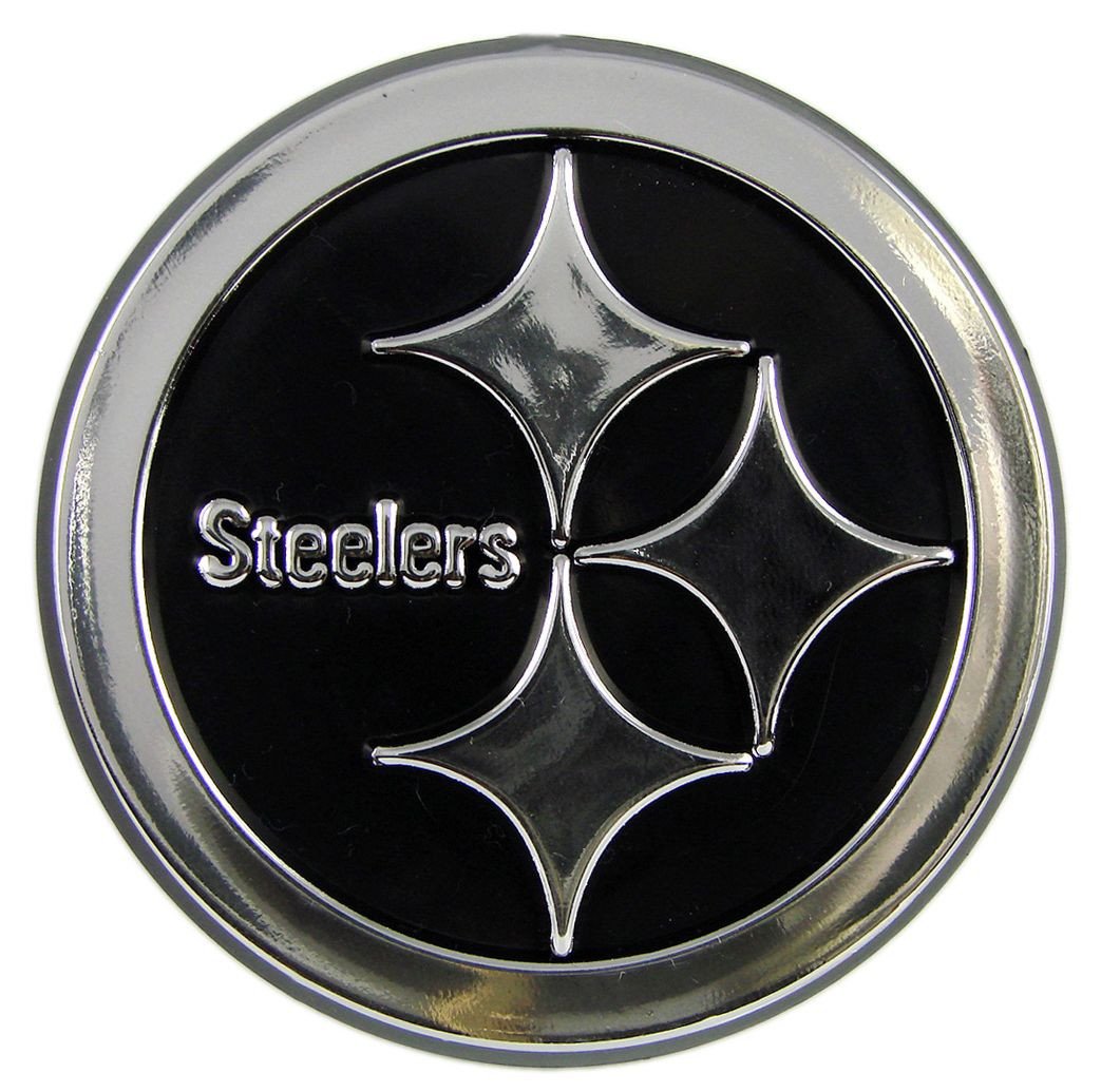 Pittsburgh Steelers Silver Auto Emblem