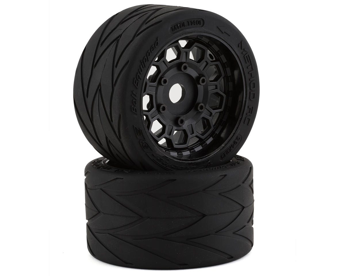 Velociter Belted 1/7th On Road Tires Rear MTD1401