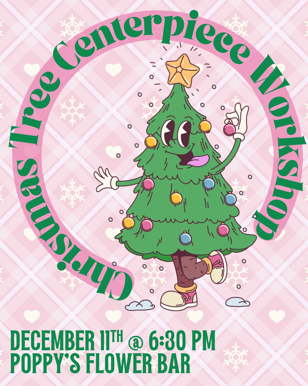 Christmas Tree Centerpiece Workshop