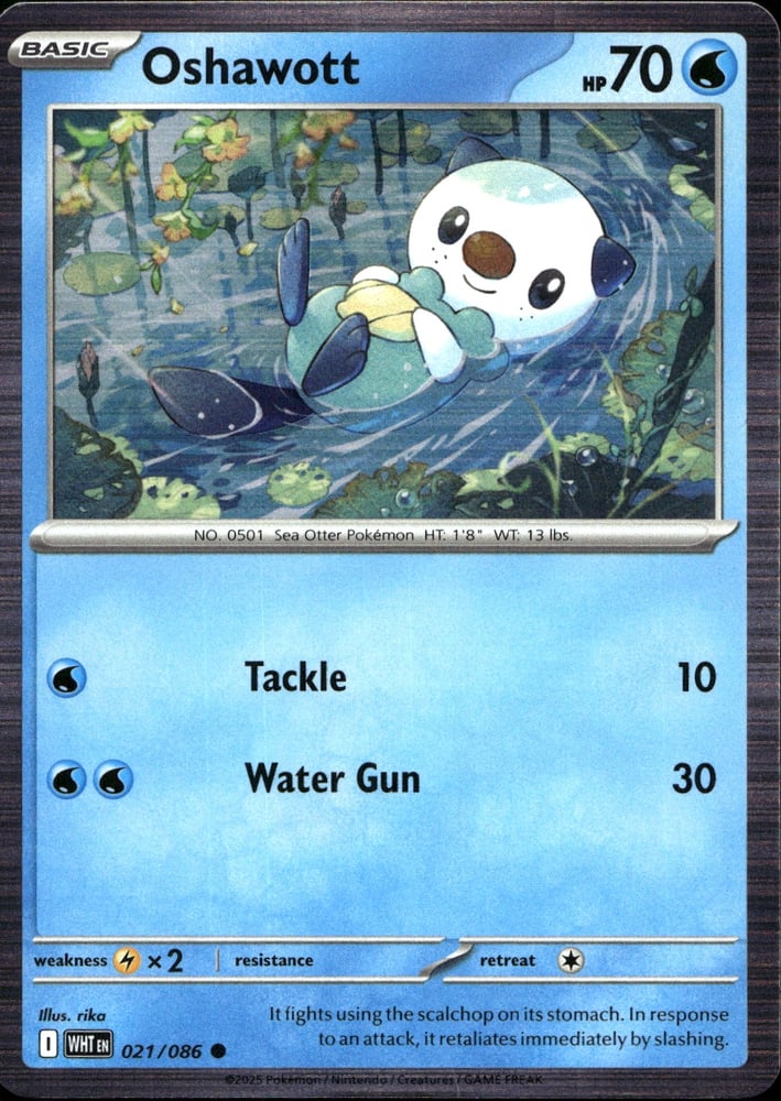 Oshawott - SV10.5W 21/86