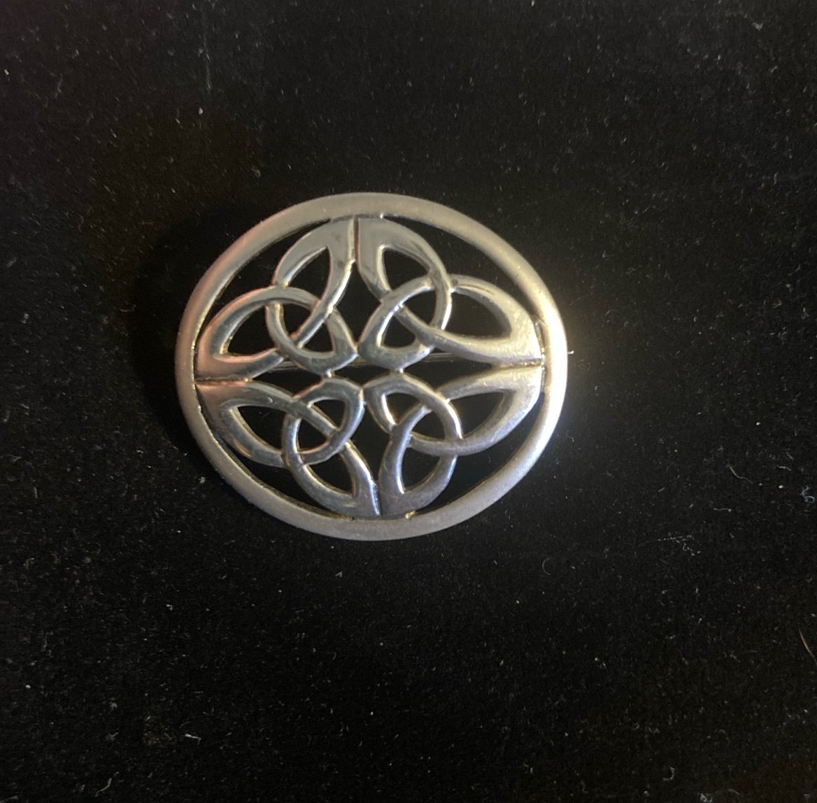 Four Celtic Nations Brooch Sterling