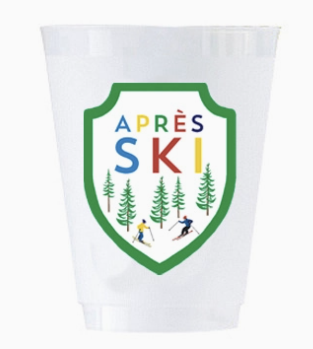 Apres Ski Patch Shatterproof Cup Set