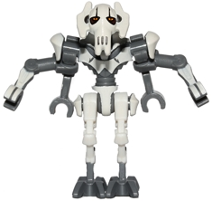 sw0515 General Grievous - Bent Legs, White Armor