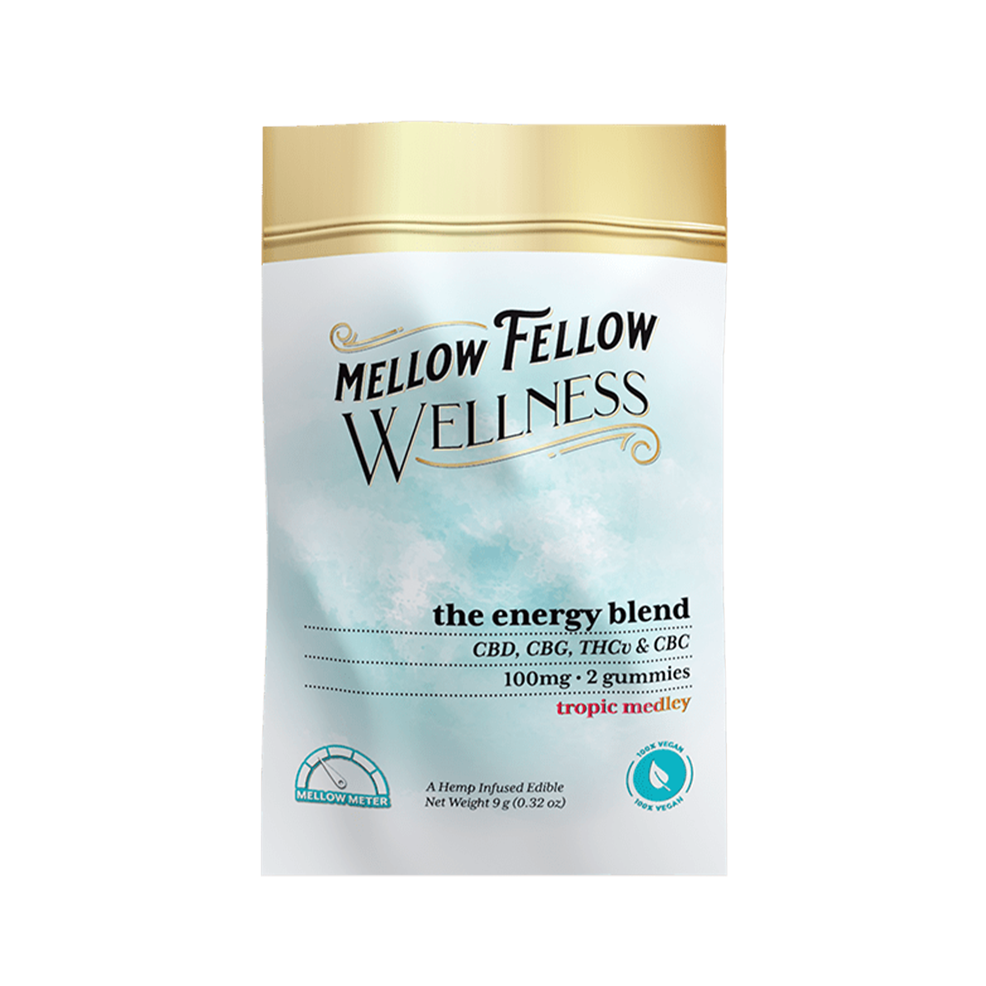 Mellow Fellow Wellness The Energy Blend Tropic Medley 100mg 2 Piece