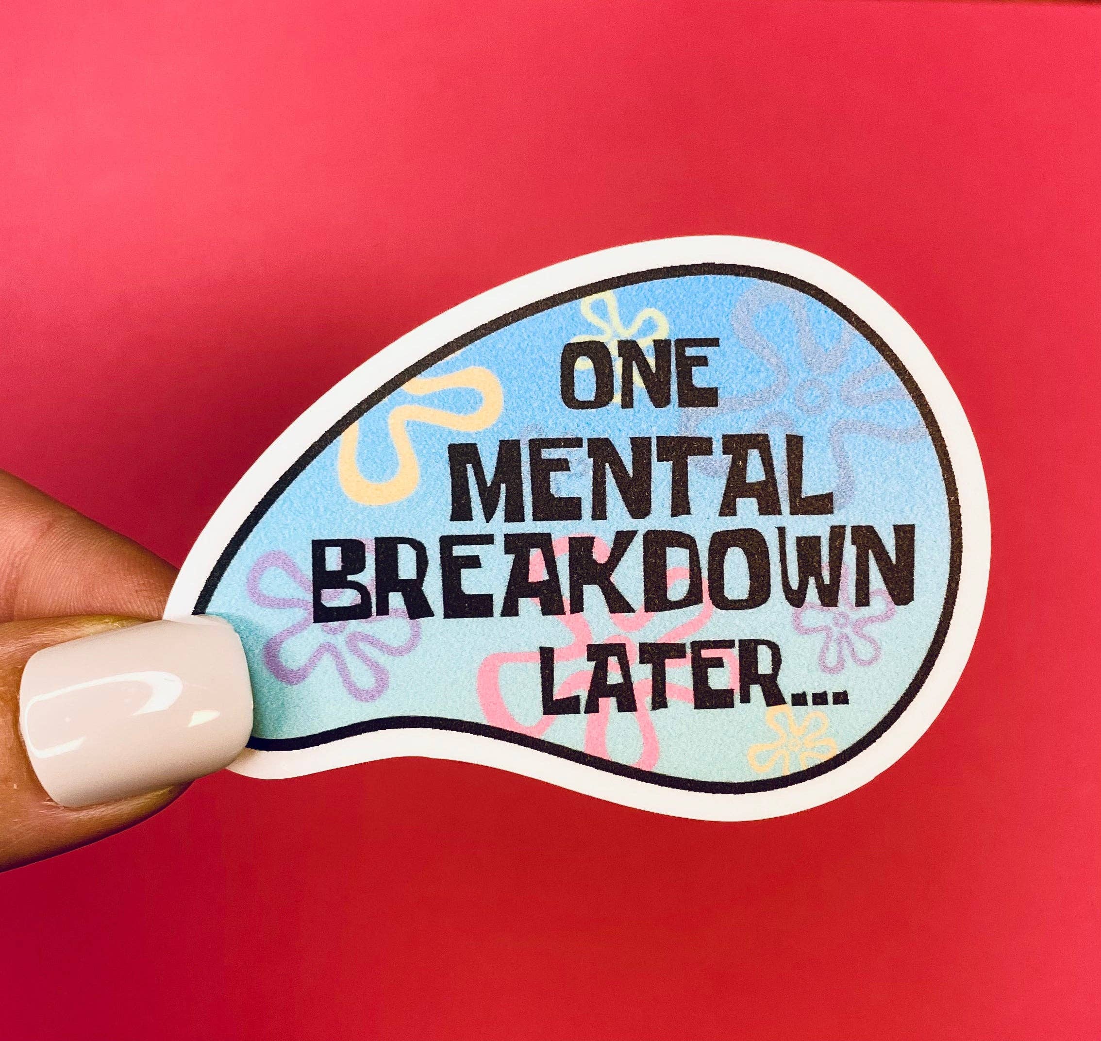 Otto's Grotto - Mental Breakdown Funny Sticker - Parody Sticker