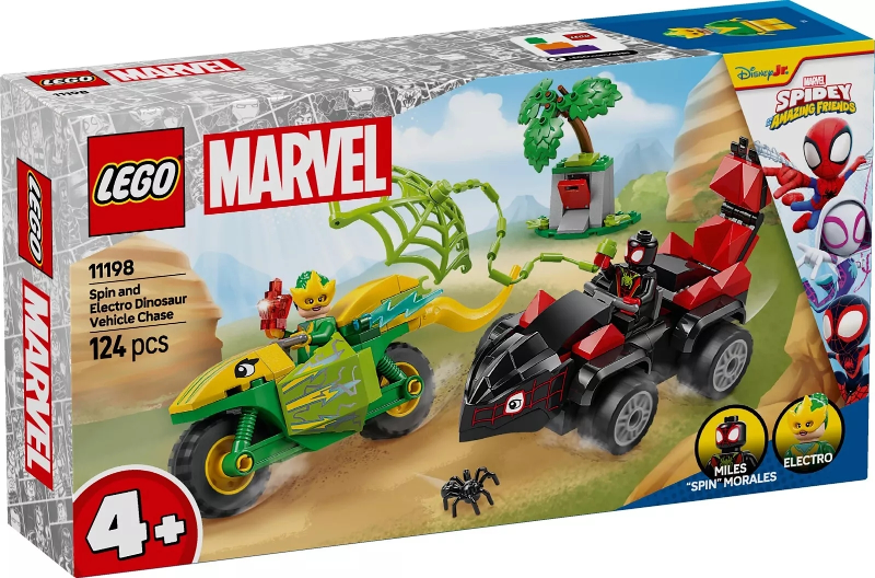 11198-1 Spin and Electro Dinosaur Vehicle Chase