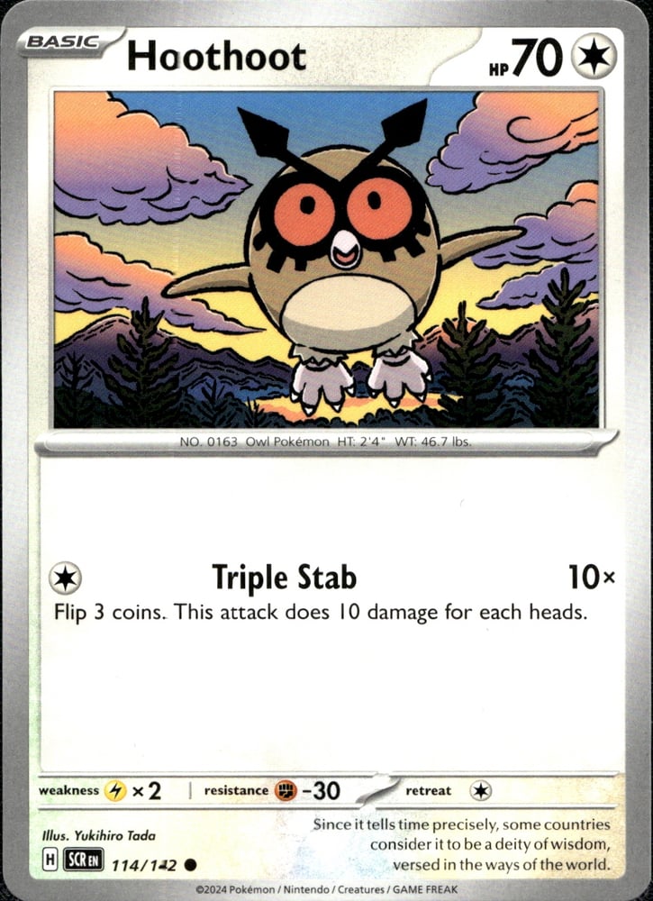 Hoothoot - SV07 114/142