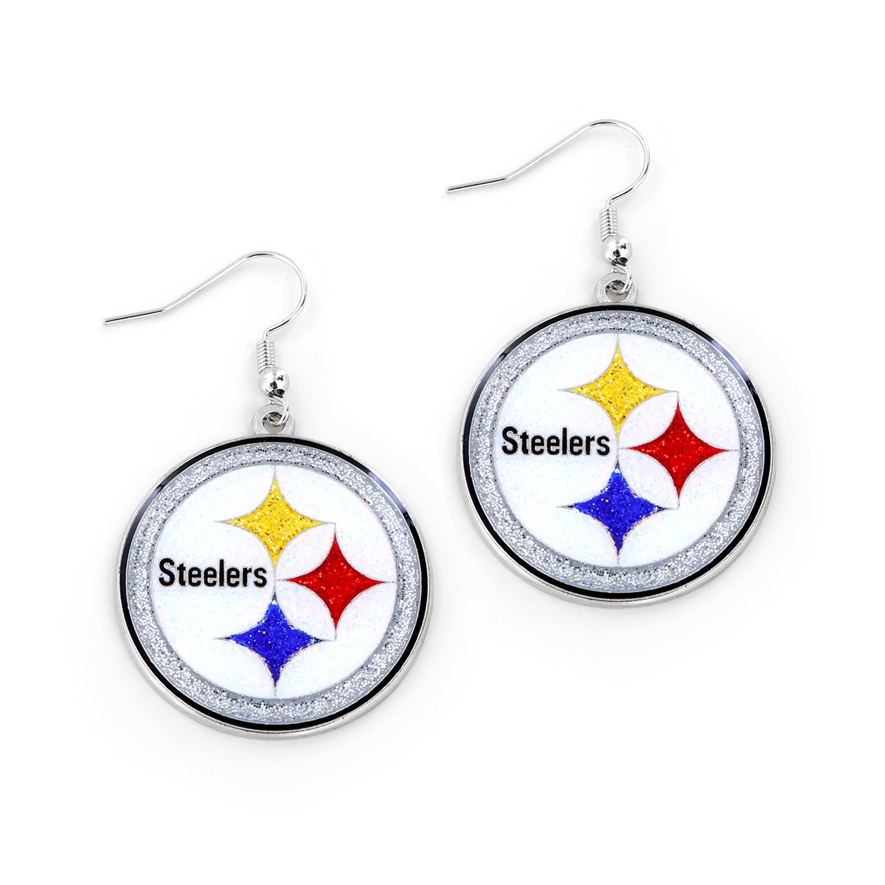 Pittsburgh Steelers Glitter Dazzle Earrings