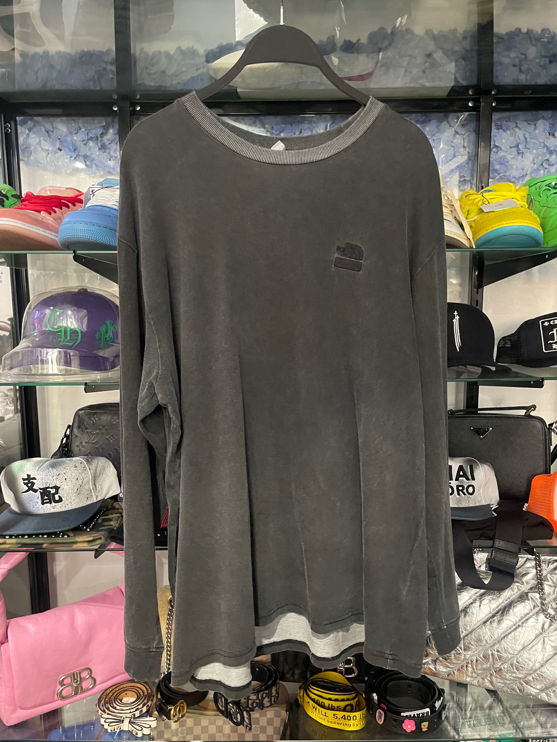 Supreme x North face long sleeve size L (used)