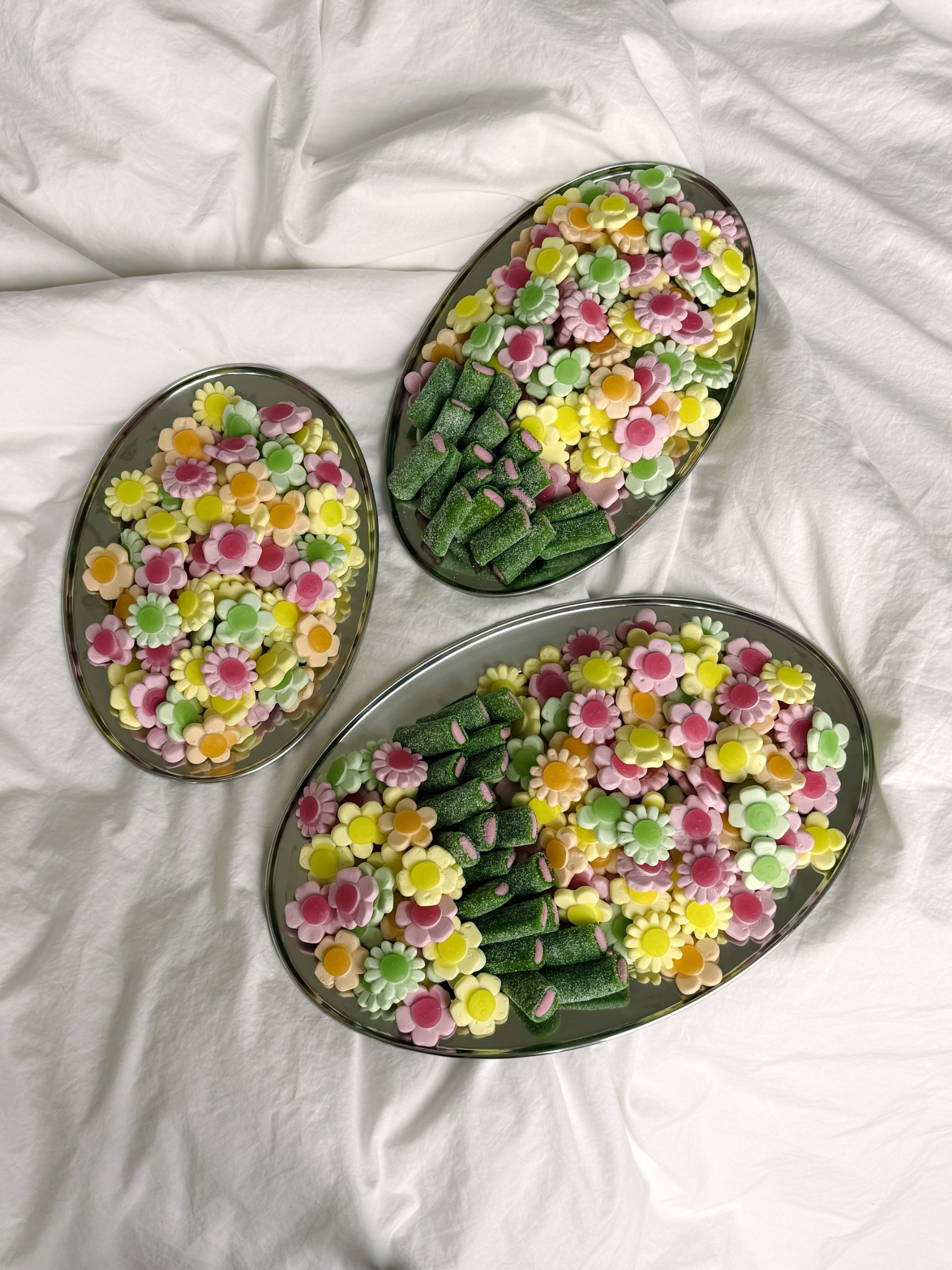 Oval Stainless Platters, multiple sizes