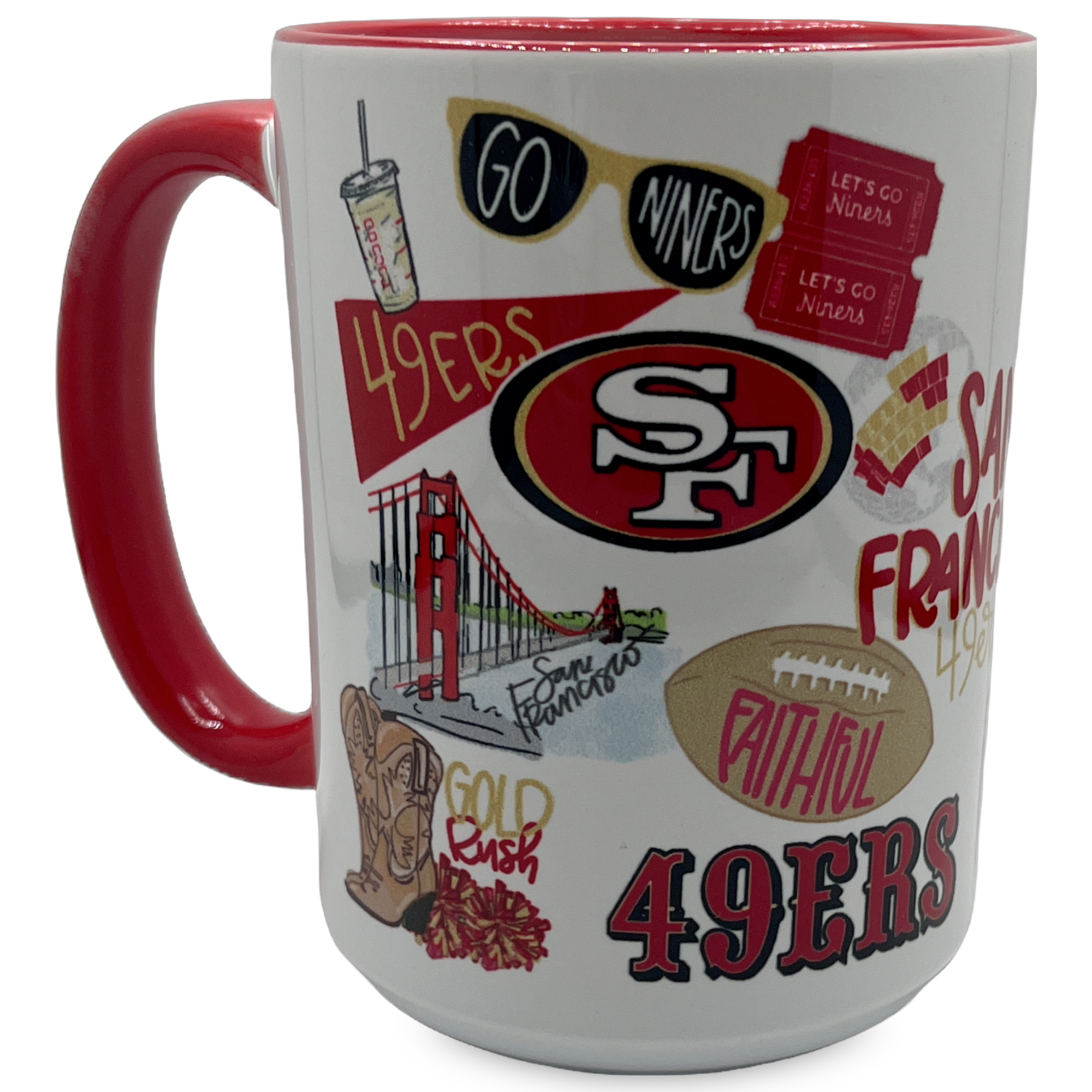 San Francisco 49ers All Over Print Coffee Mug