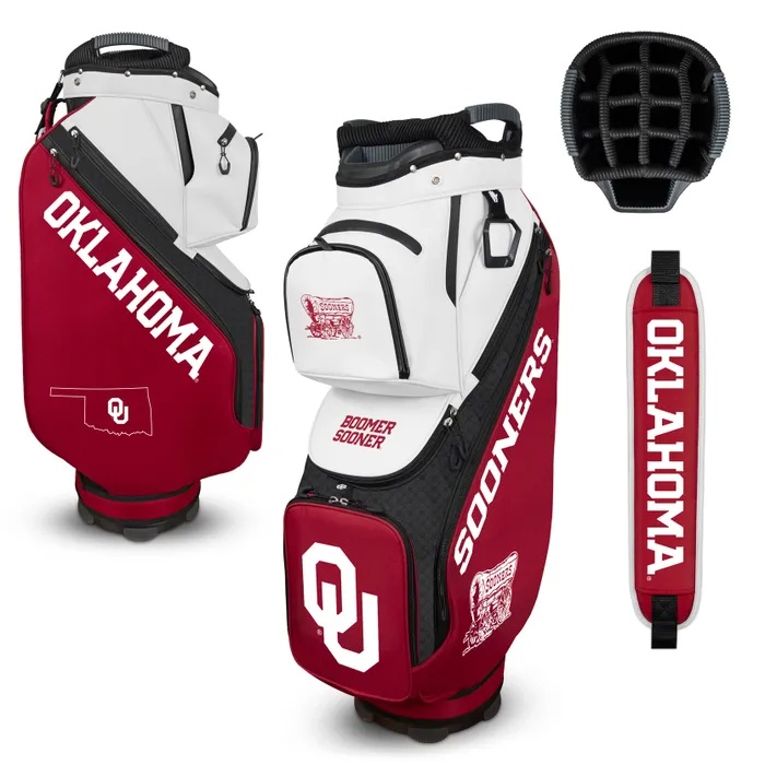 Oklahoma Sooners Premier Clubhouse Cooler Golf Cart Bag