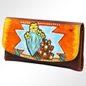 AD Hand Painted Leather Wrist Wallet