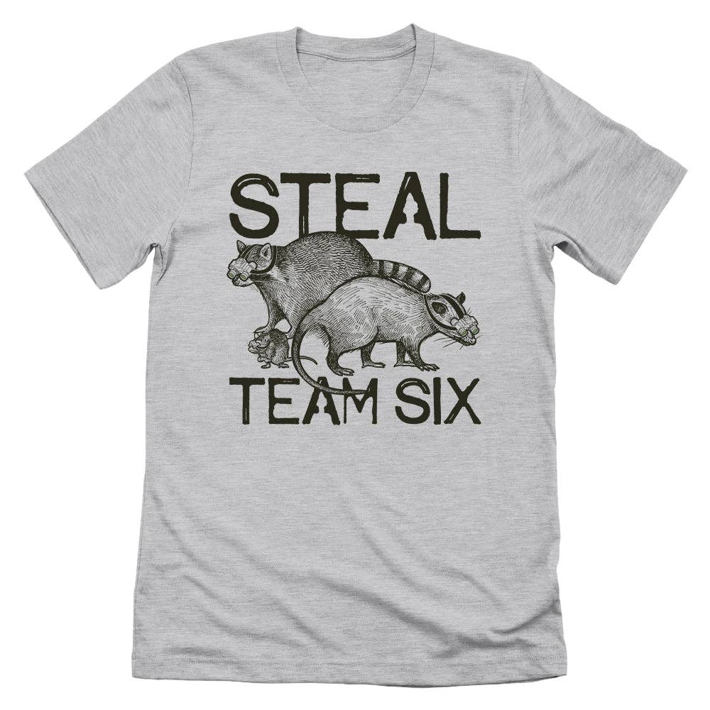 Let's Get This Thread - Steal Team Six: Athletic Heather, M, Tee