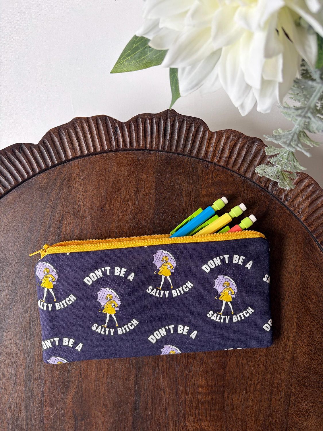 Pencil Pouch – Don't Be Salty, photo 4 of 5