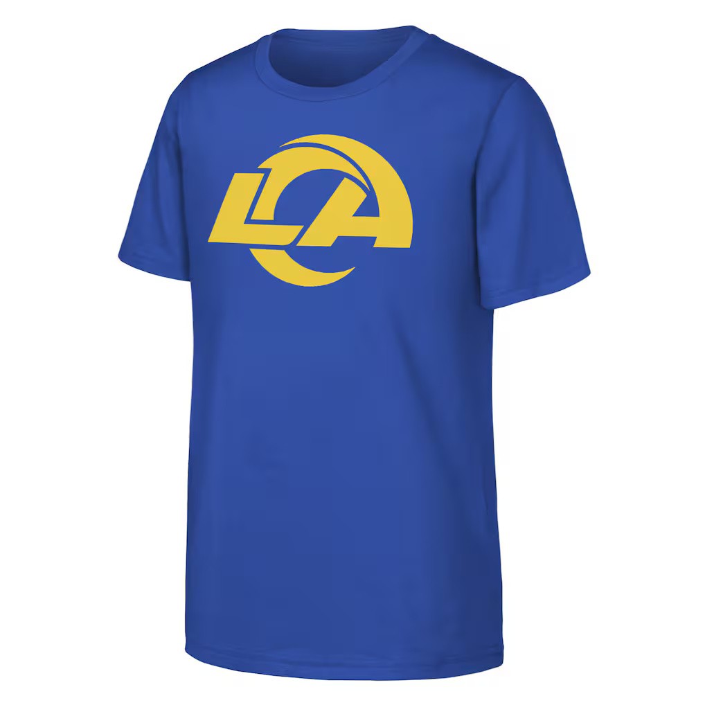 Los Angeles Rams Royal Blue 2026 Primary Logo Kids Shirt