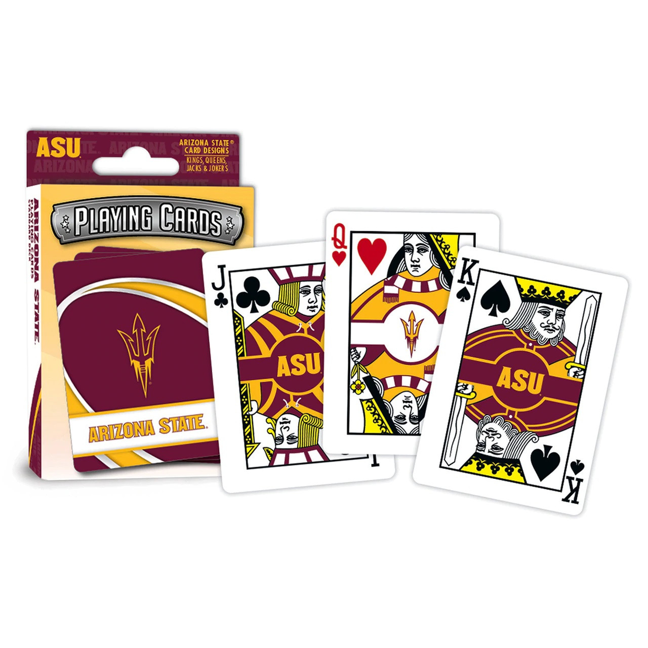 Arizona State Sun Devils Logo Playing Cards