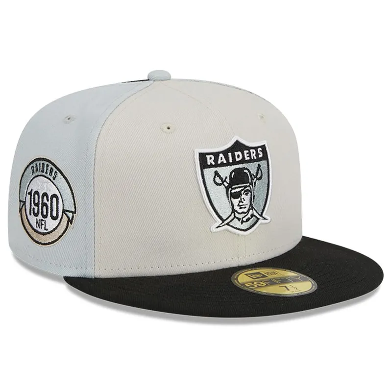 Las Vegas Raiders 2023 Historic New Era 59FIFTY Sideline Hat