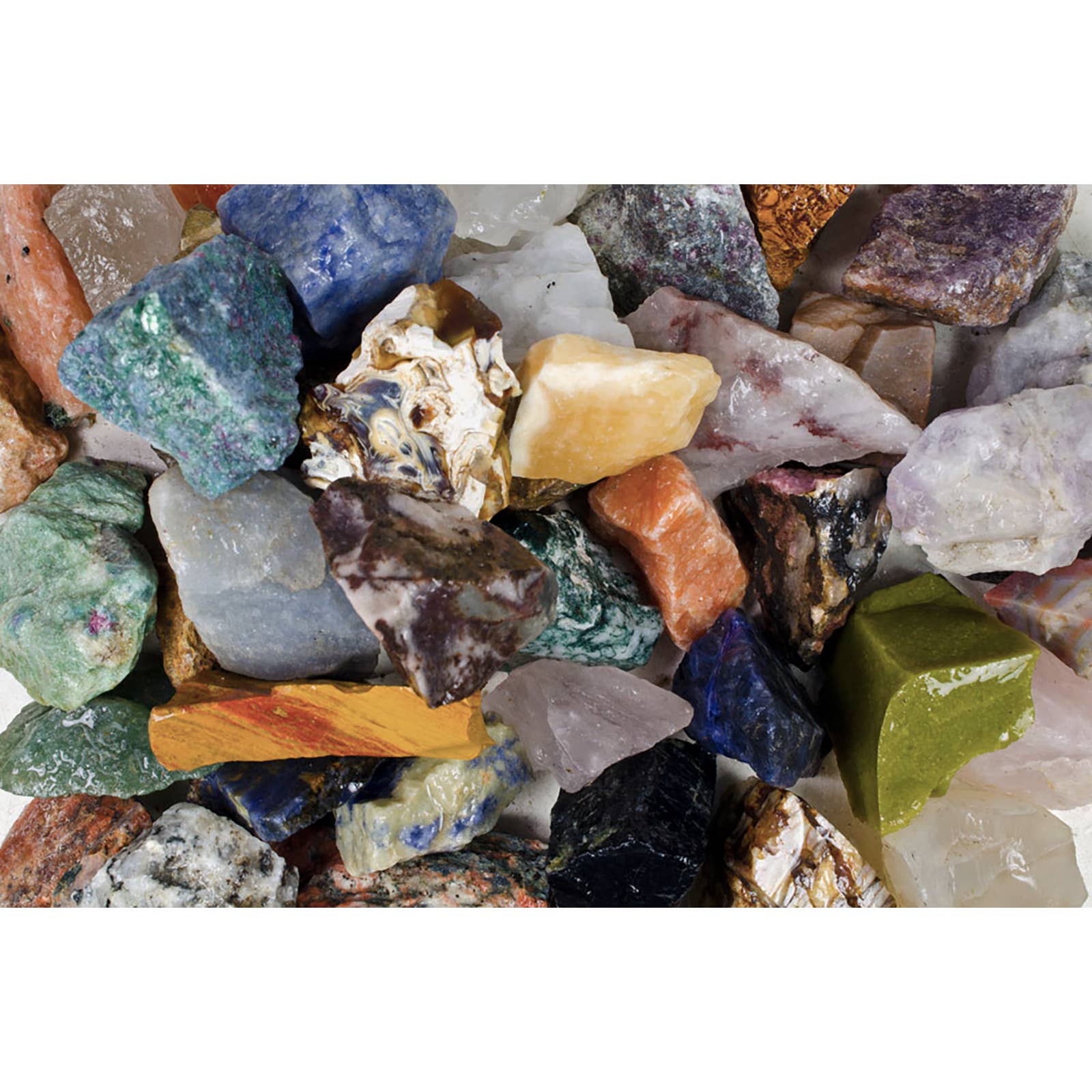 Fantasia Mining - Rough Assorted Stone Mix - Huge Variety (18 lb bag)