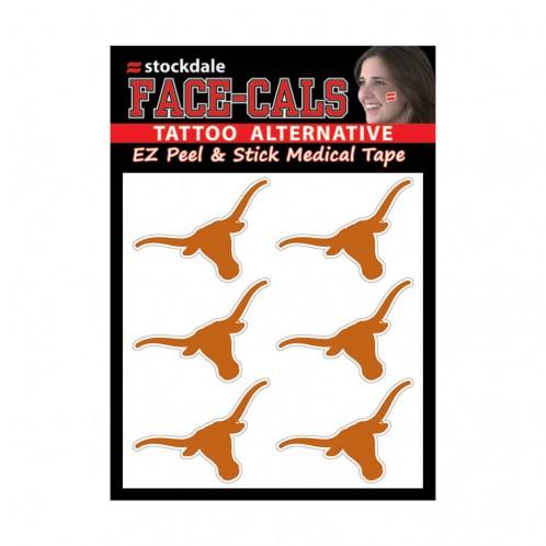 Texas Longhorns Face Cals Tattoos