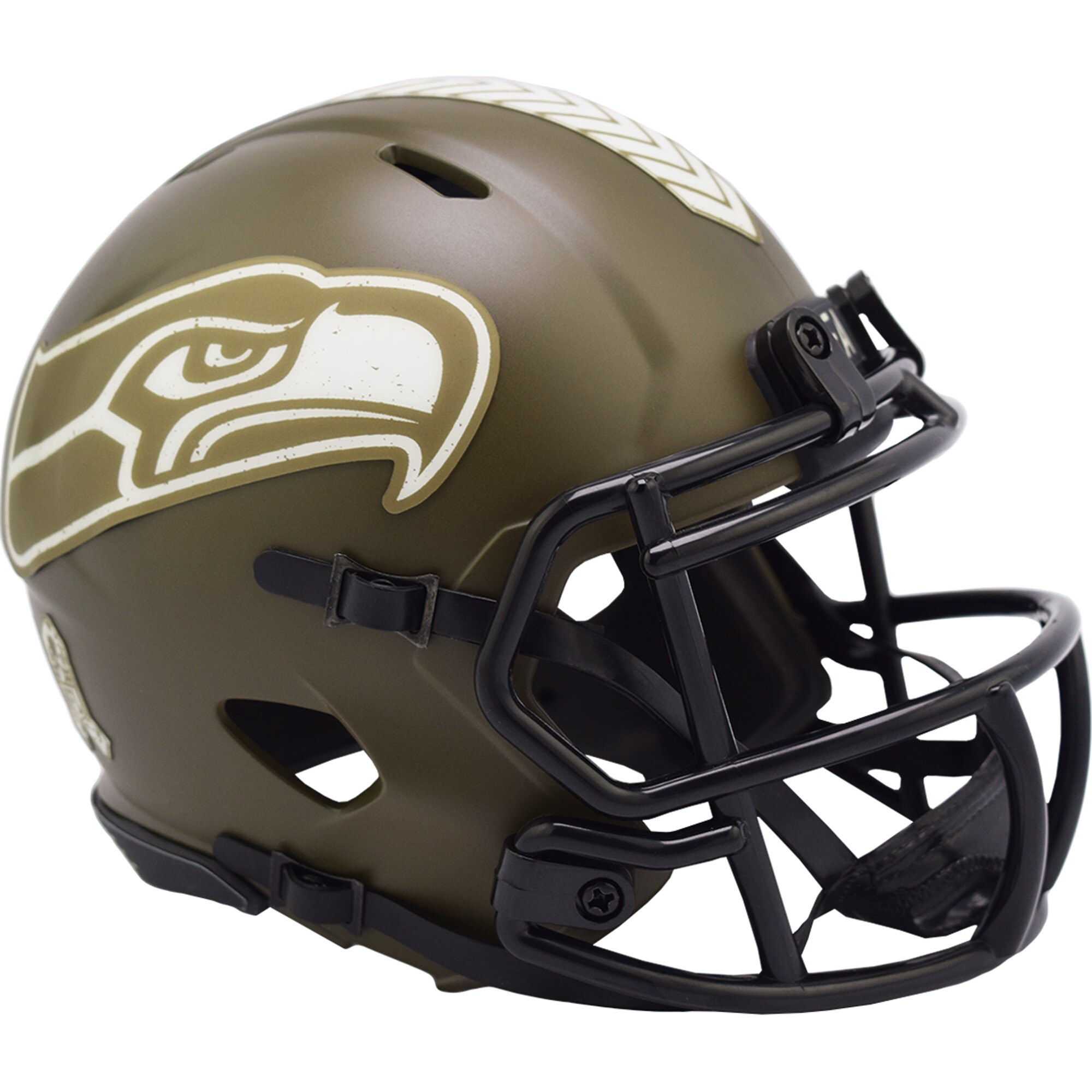 Seattle Seahawks 2022 Riddell Salute to Service Mini Helmet