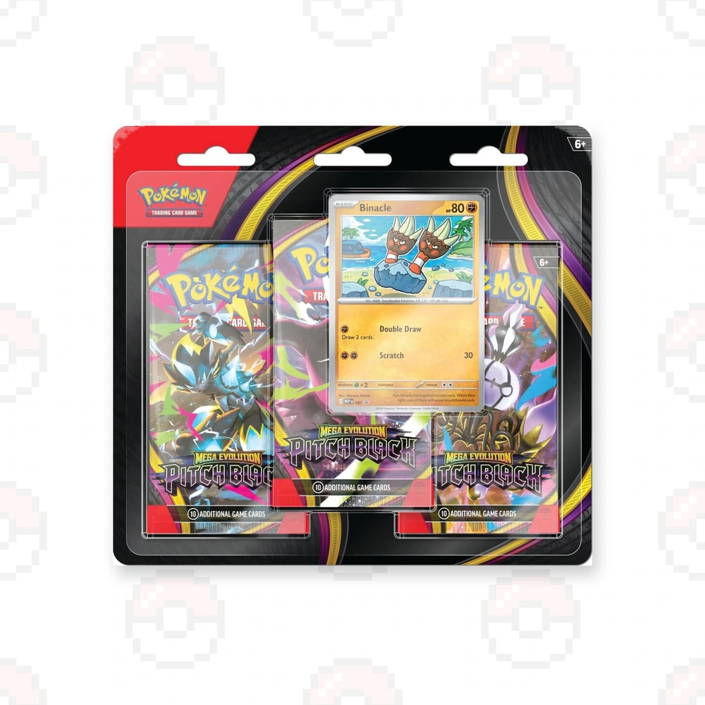 Pitch Black 3 Pack Blister