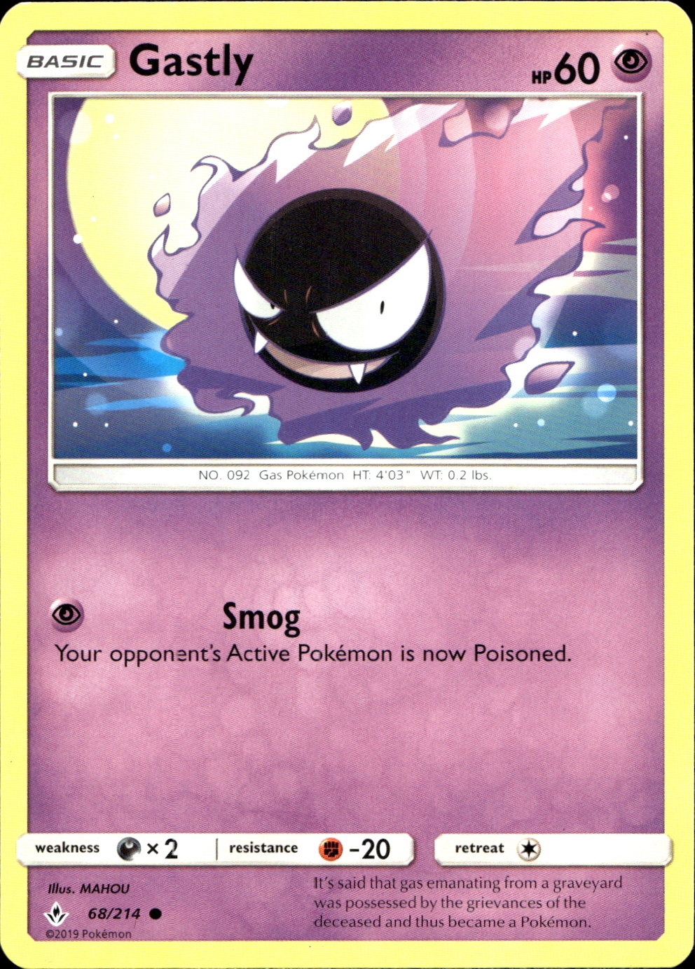 Gastly - SM10 68