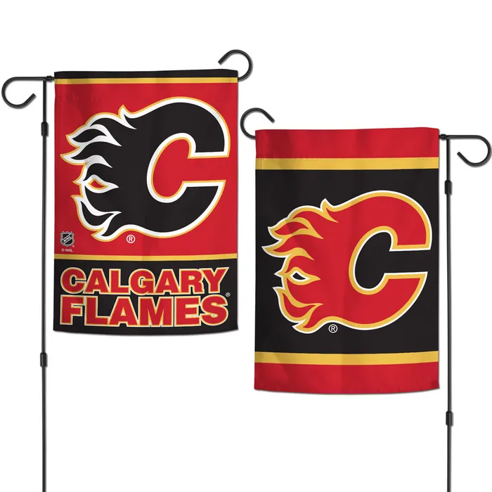 Calgary Flames 2-Sided Garden Flag 12x18"