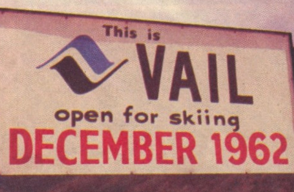 Vintage Vail Photograph in a Frame