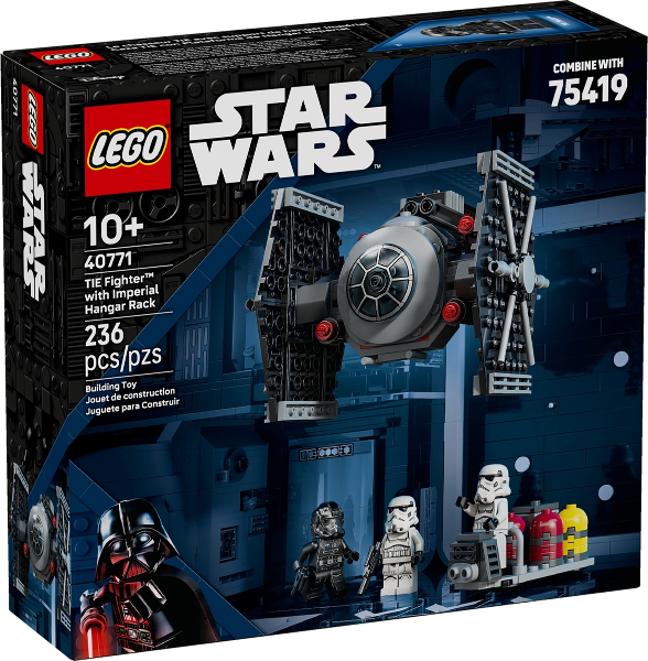 40771 TIE Fighter with Imperial Hangar Rack