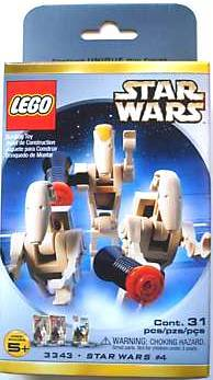 3343 Star Wars #4 - Battle Droid Minifigure Pack
