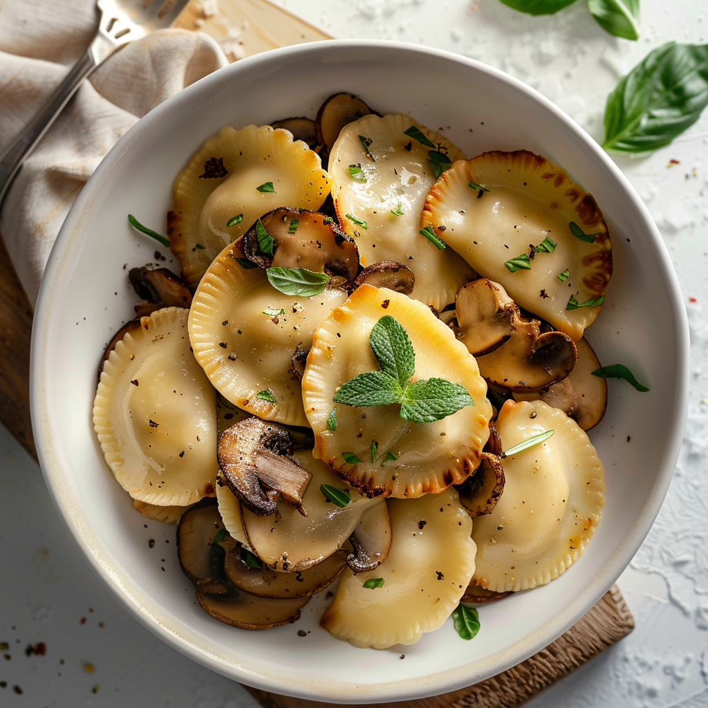 ♨️ Mushrooms and Potatoes Pierogies