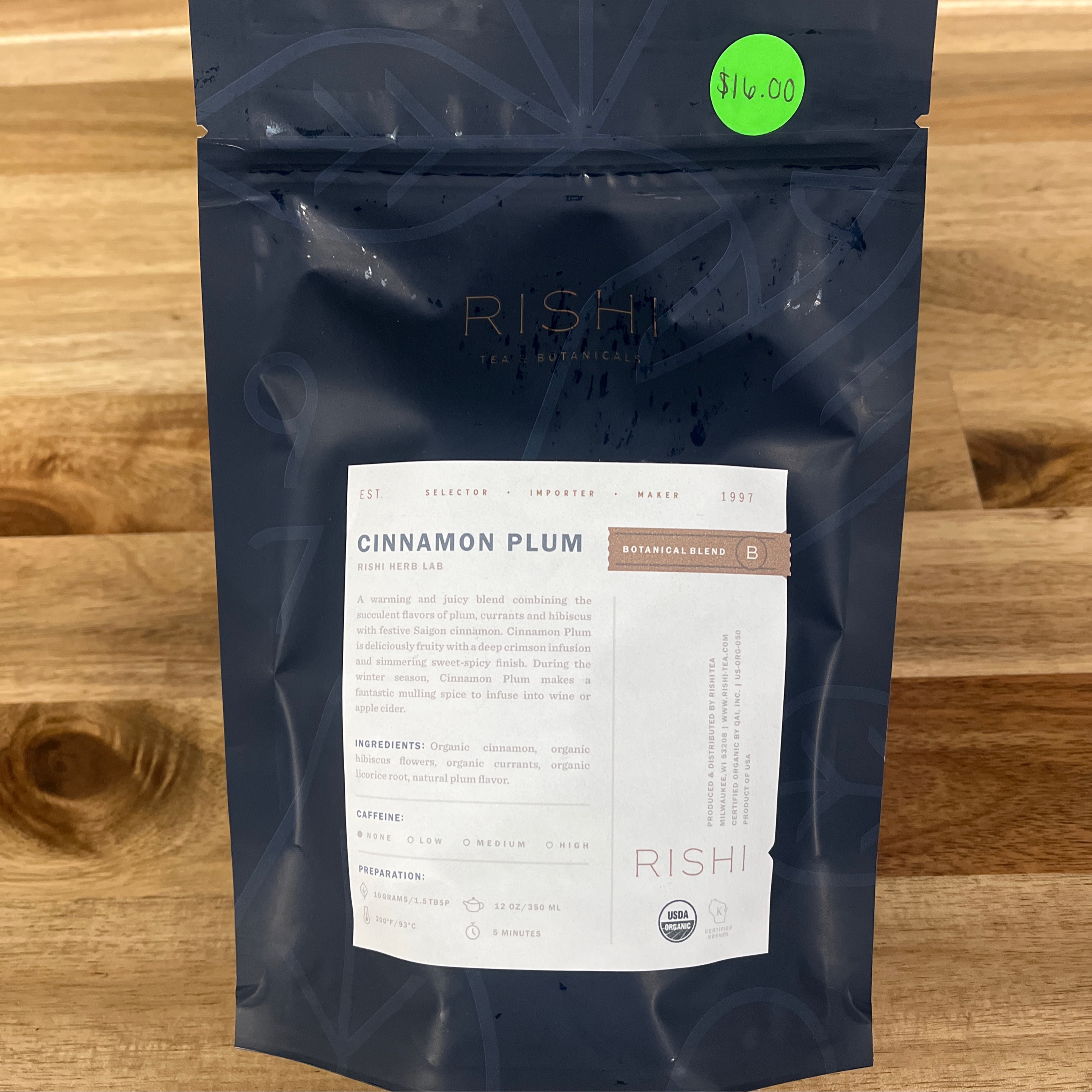 Cinnamon Plum Tea Retail Bag 4oz