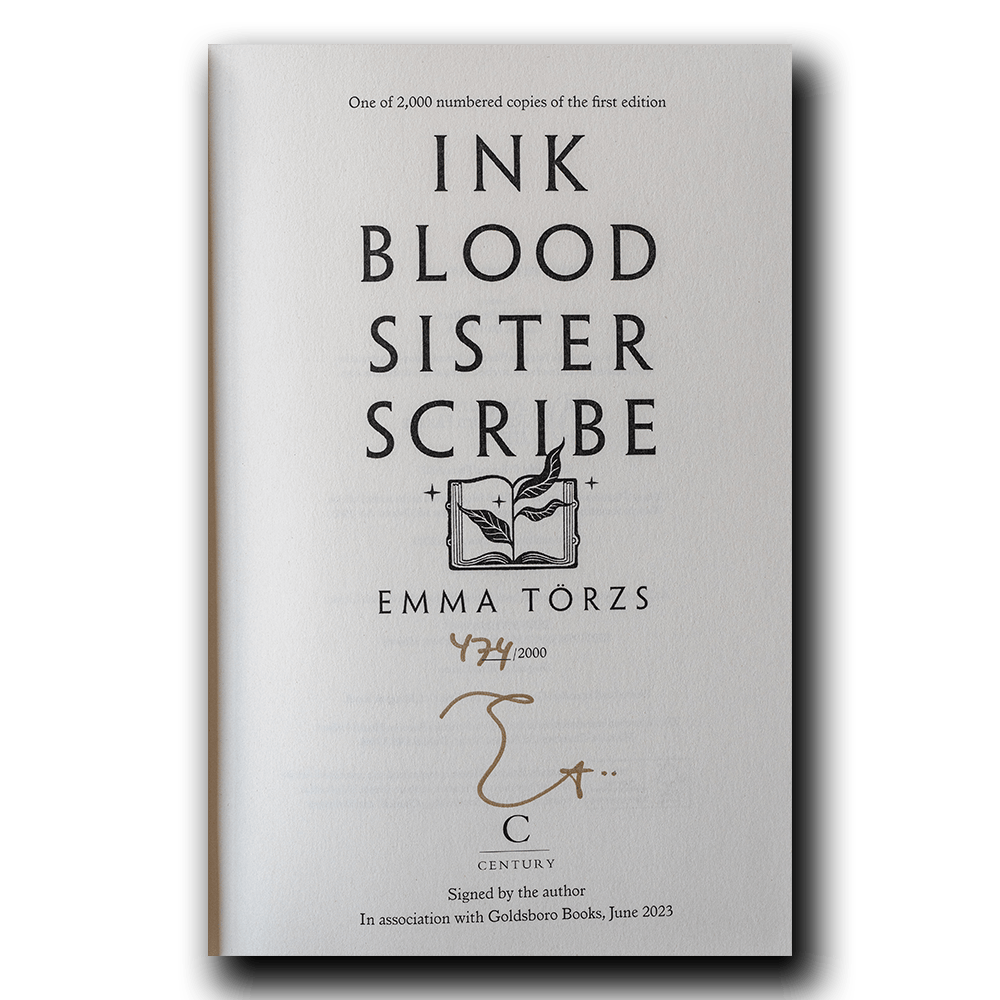 Torzs, Emma -- Ink Blood Sister Scribe [Book]