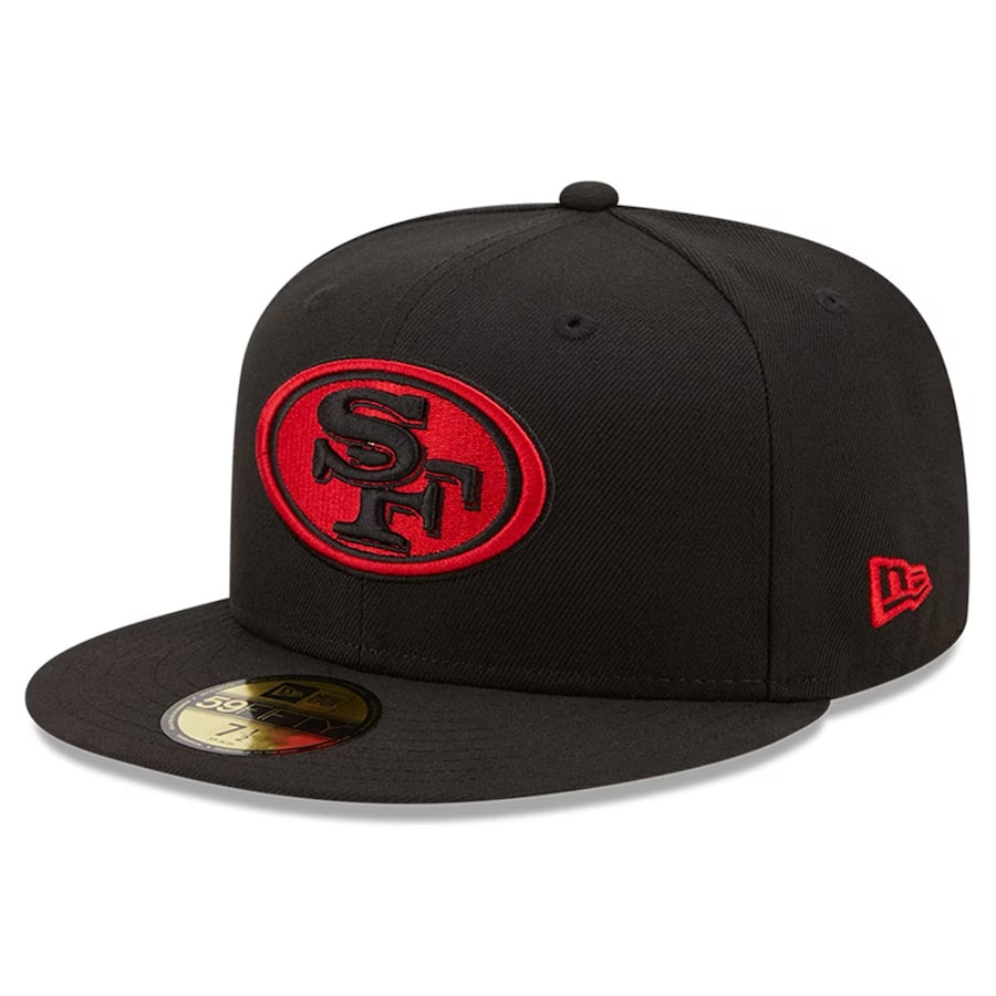 San Francisco 49ers New Era Black Alternate 59FIFTY Hat