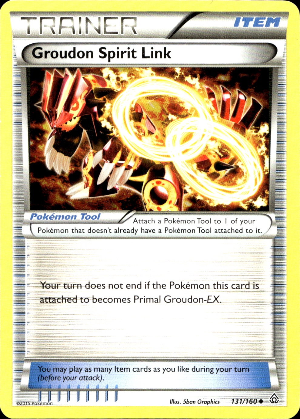 Groudon Spirit Link - XY5 131