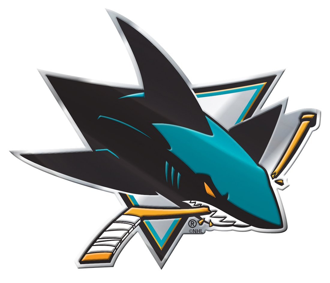 San Jose Sharks Color Auto Emblem