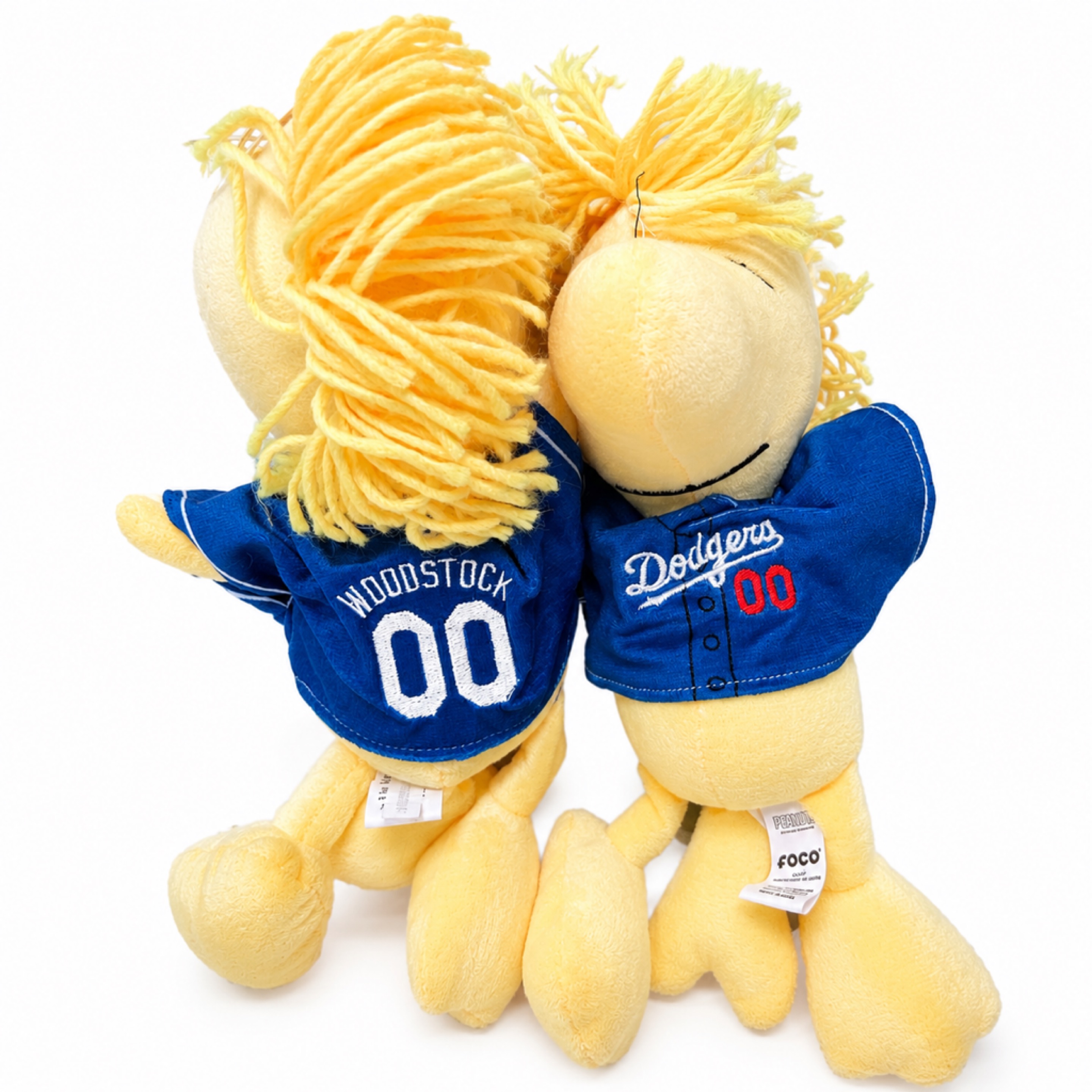 Los Angeles Dodgers Woodstock Plush Toy - wearing Dodgers Jersey