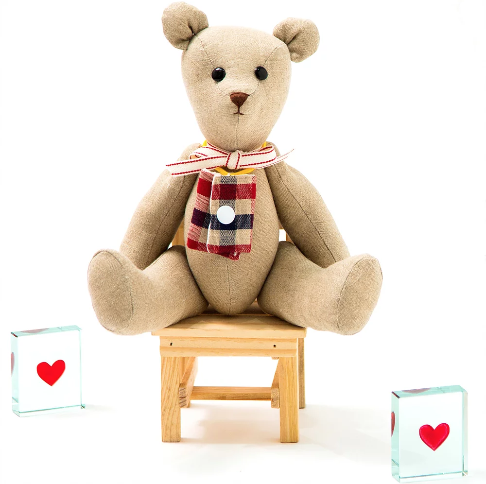 ケモドゥドゥ　手作りベアー（ミニカテーテルケース付き）