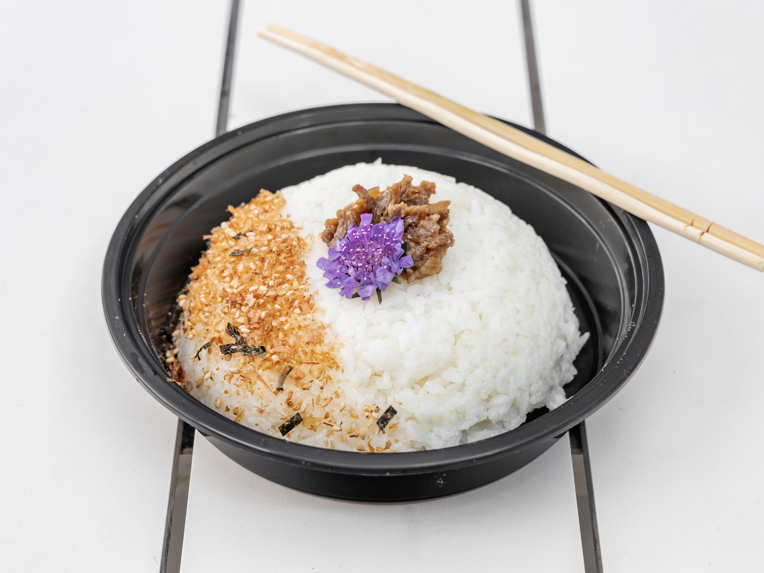 KBBQ Beef Onigiri on Plate