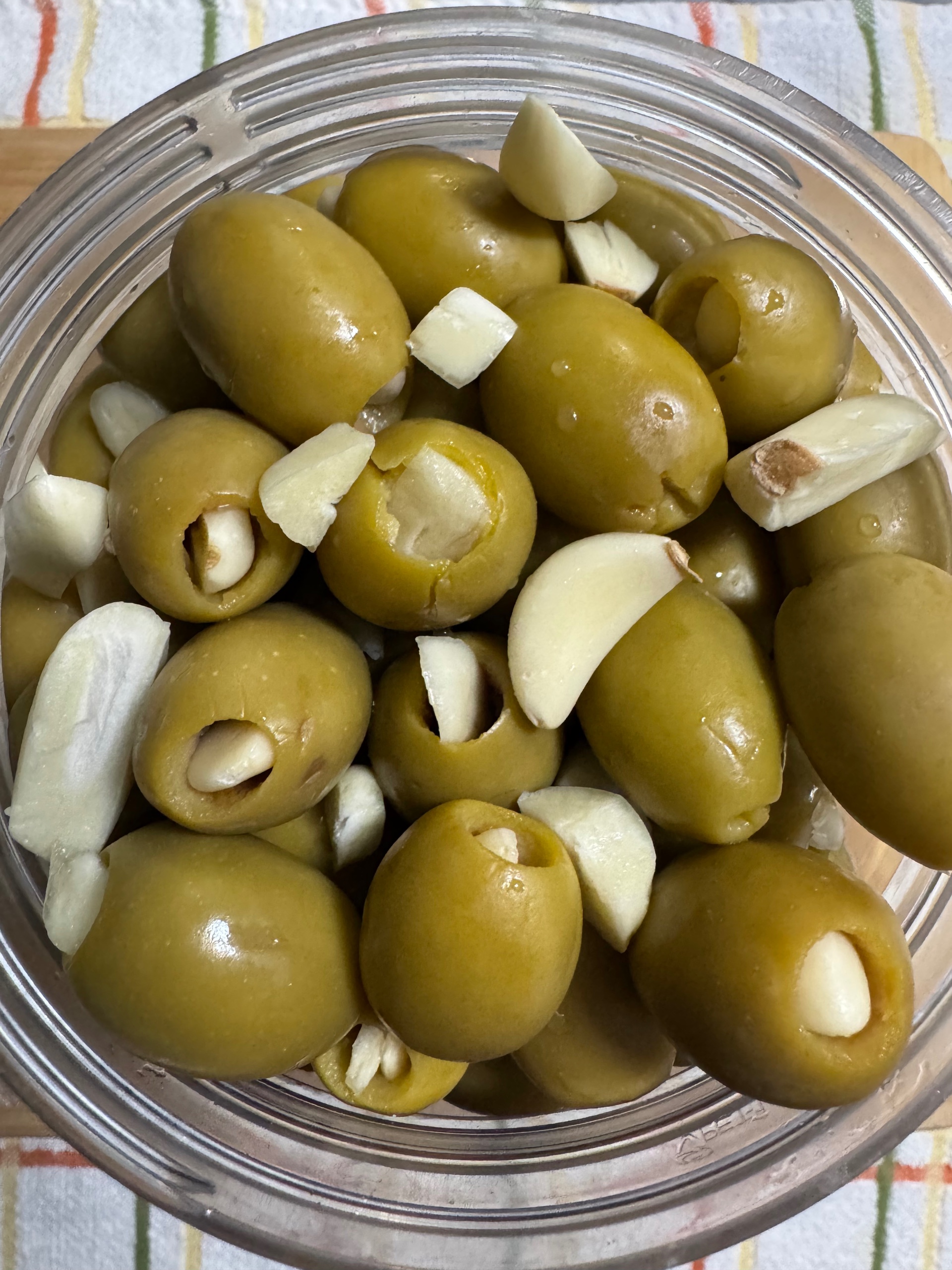 Garlic Olives