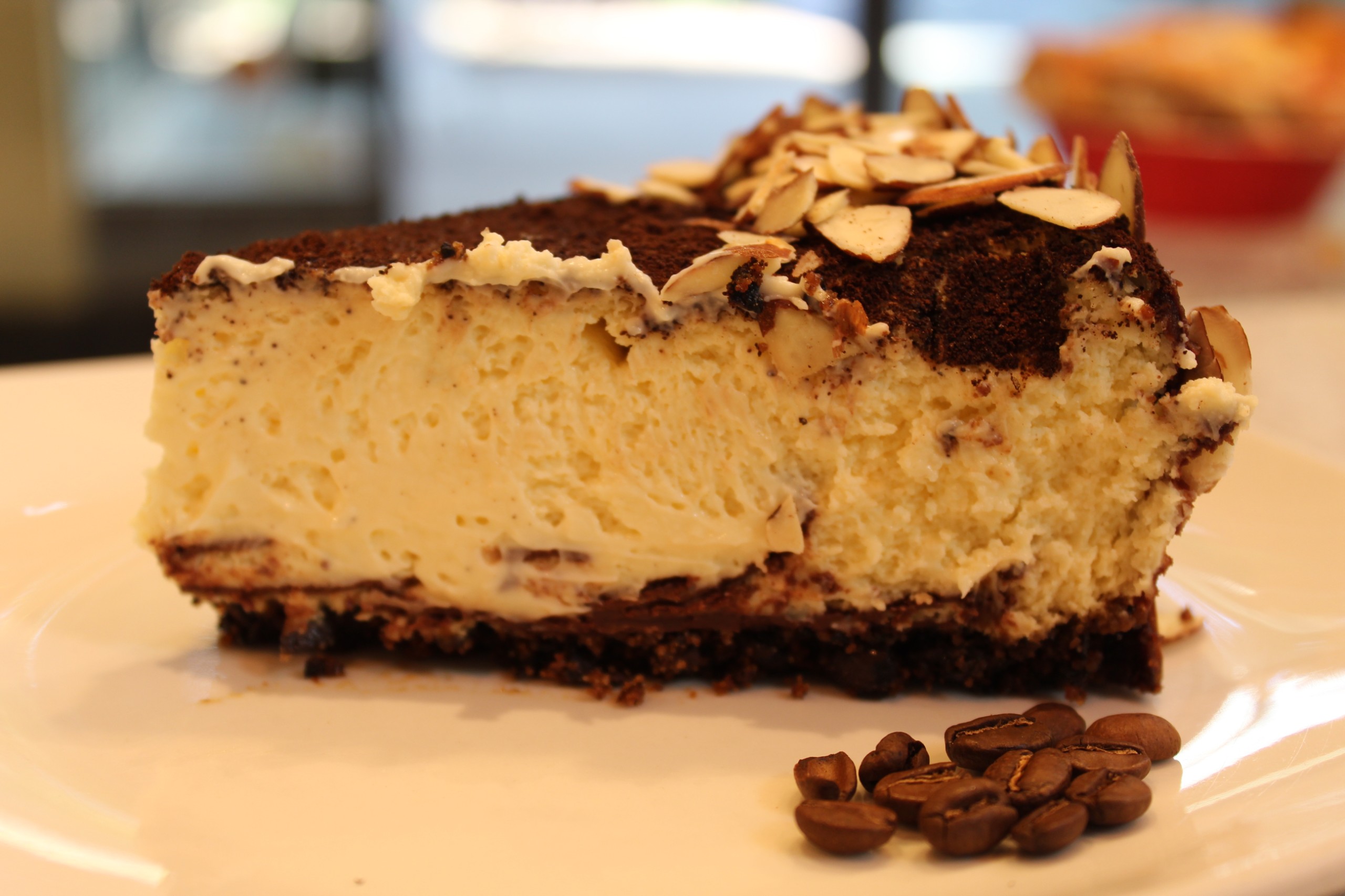 A la Mocha Coffee Cheesecake Slice - Out