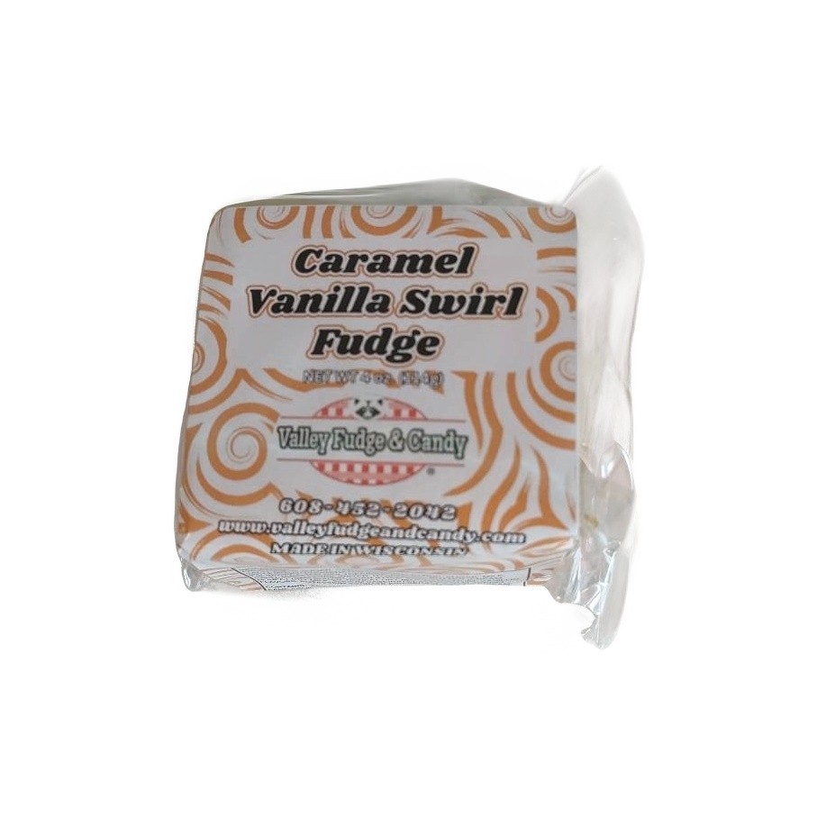 Caramel Vanilla Swirl Fudge