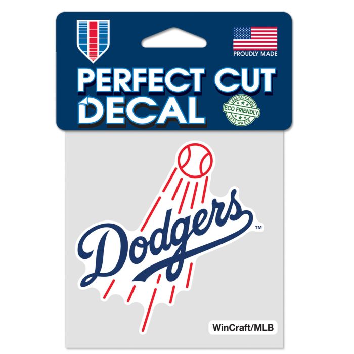 Los Angeles Dodgers Retro Perfect Cut Decal 4x4"