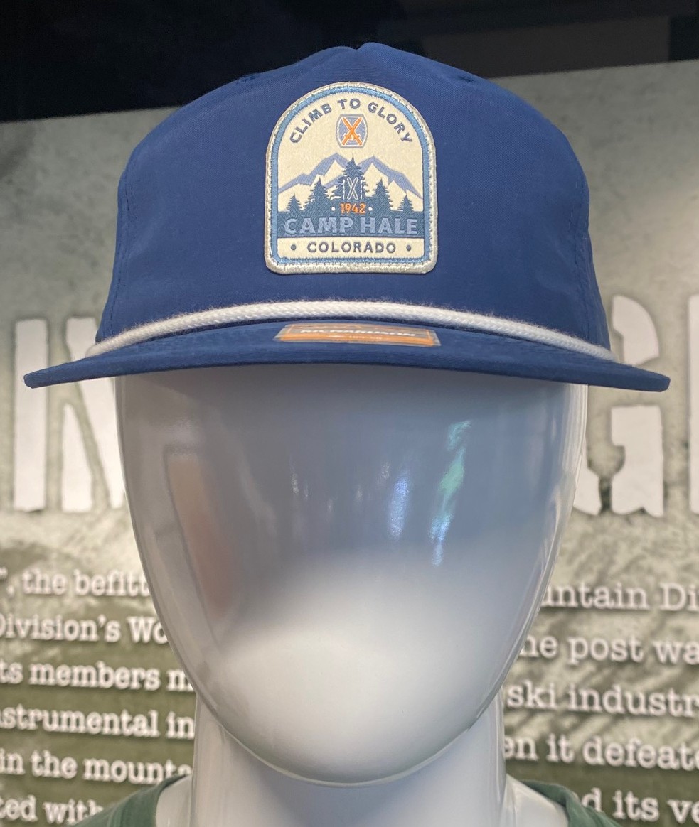 Camp Hale Navy with White Rope Hat