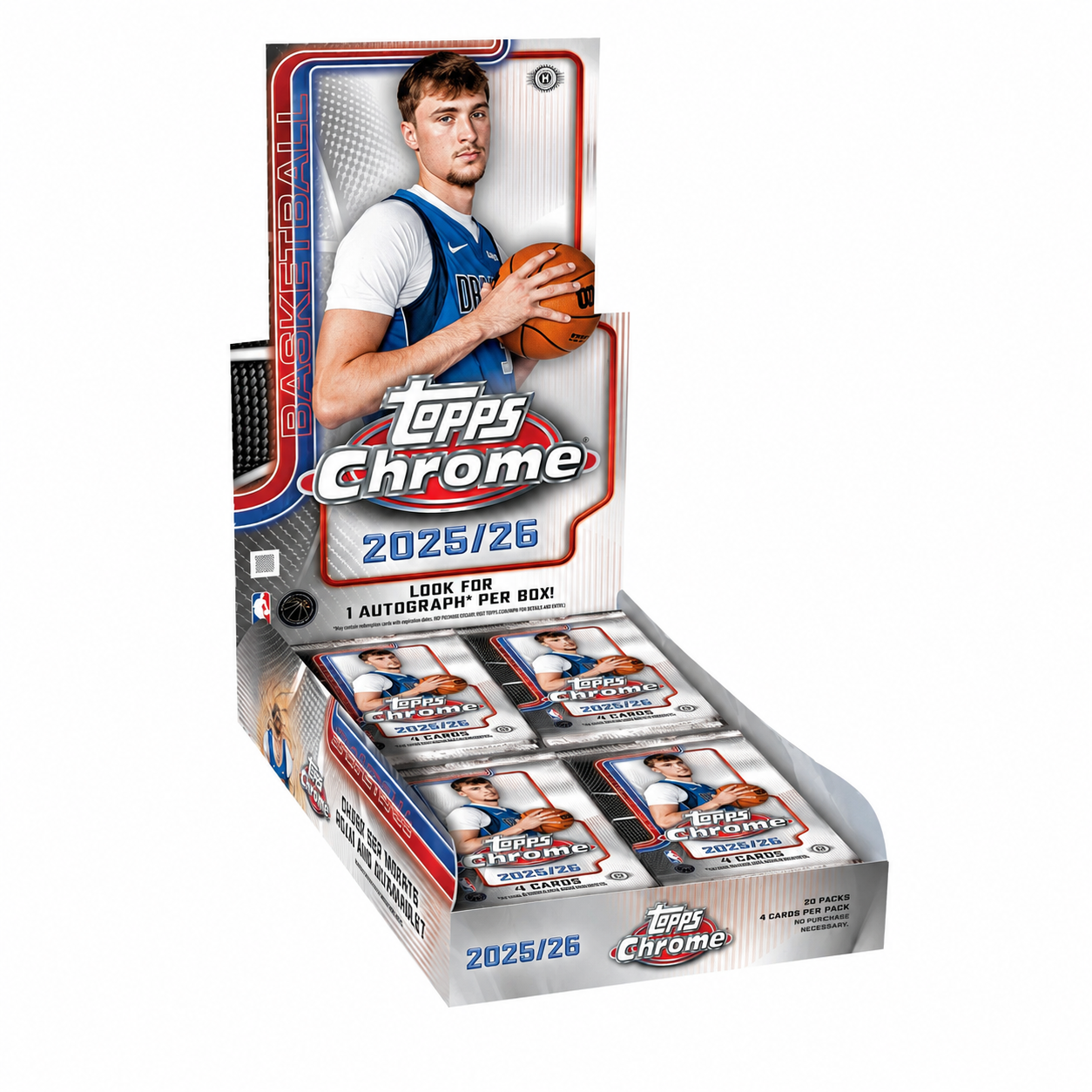2025/26 Topps Chrome Basketball Hobby Box