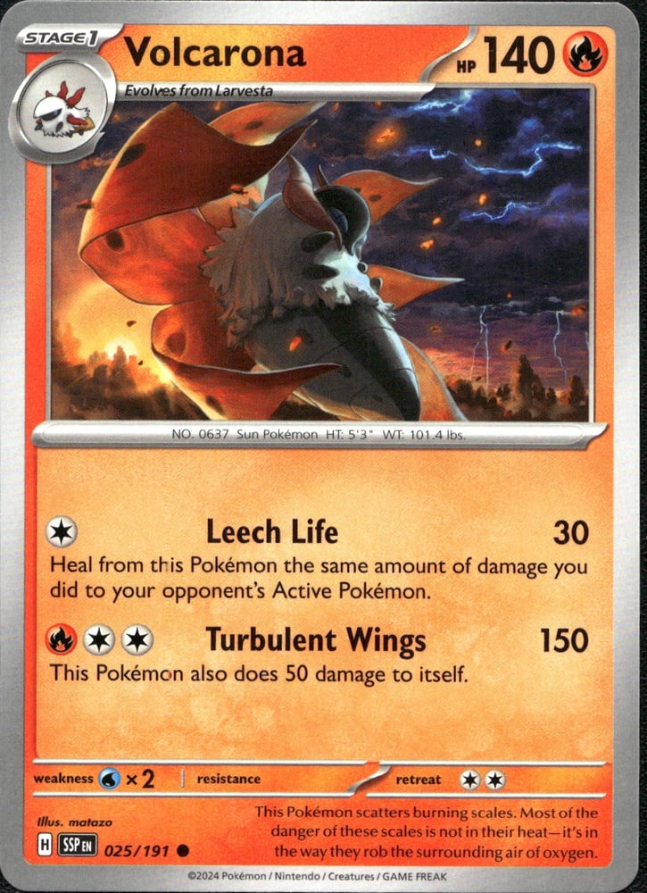 Volcarona - SV08 25/191