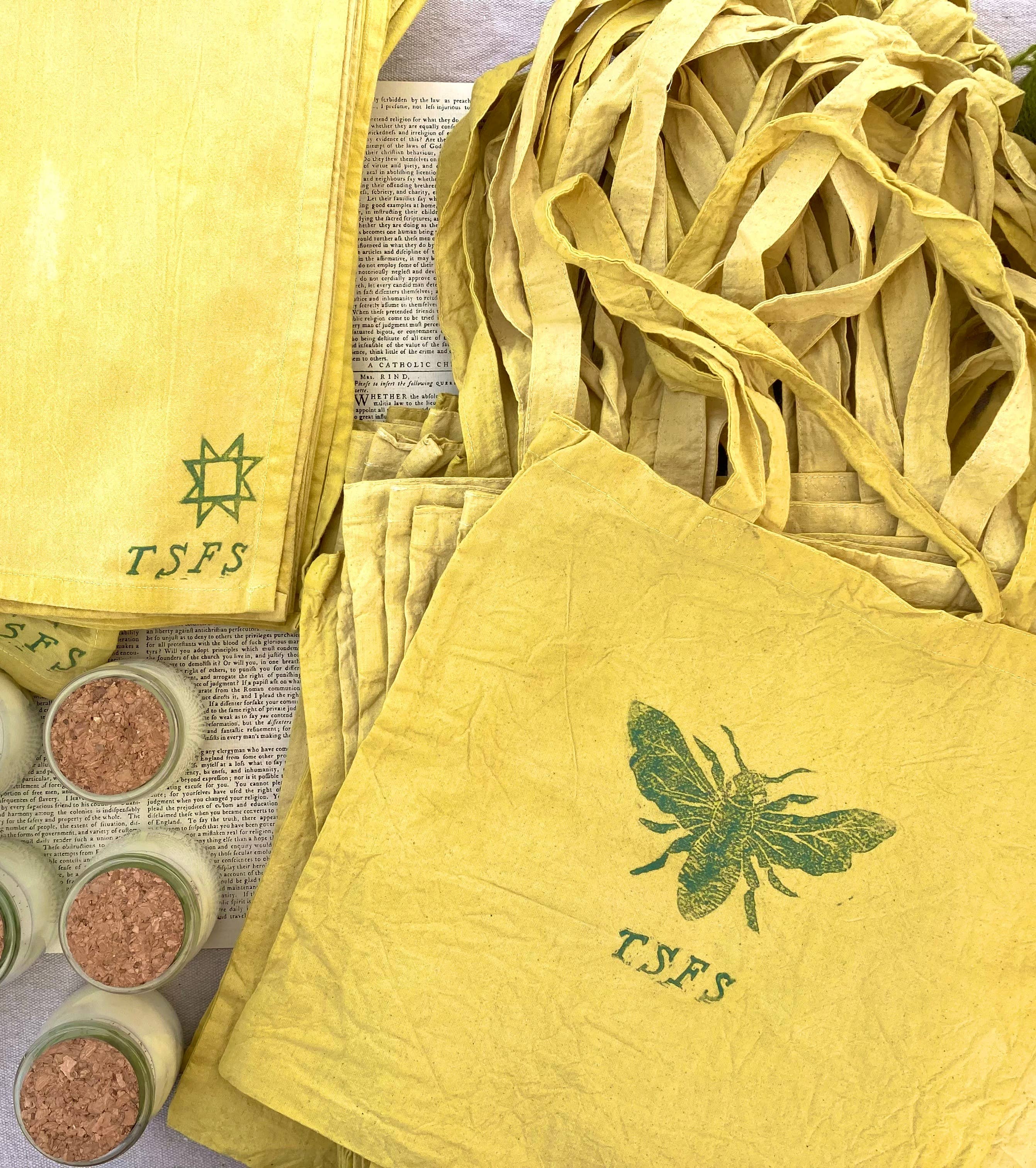 Flower Dyed TSFS Tote