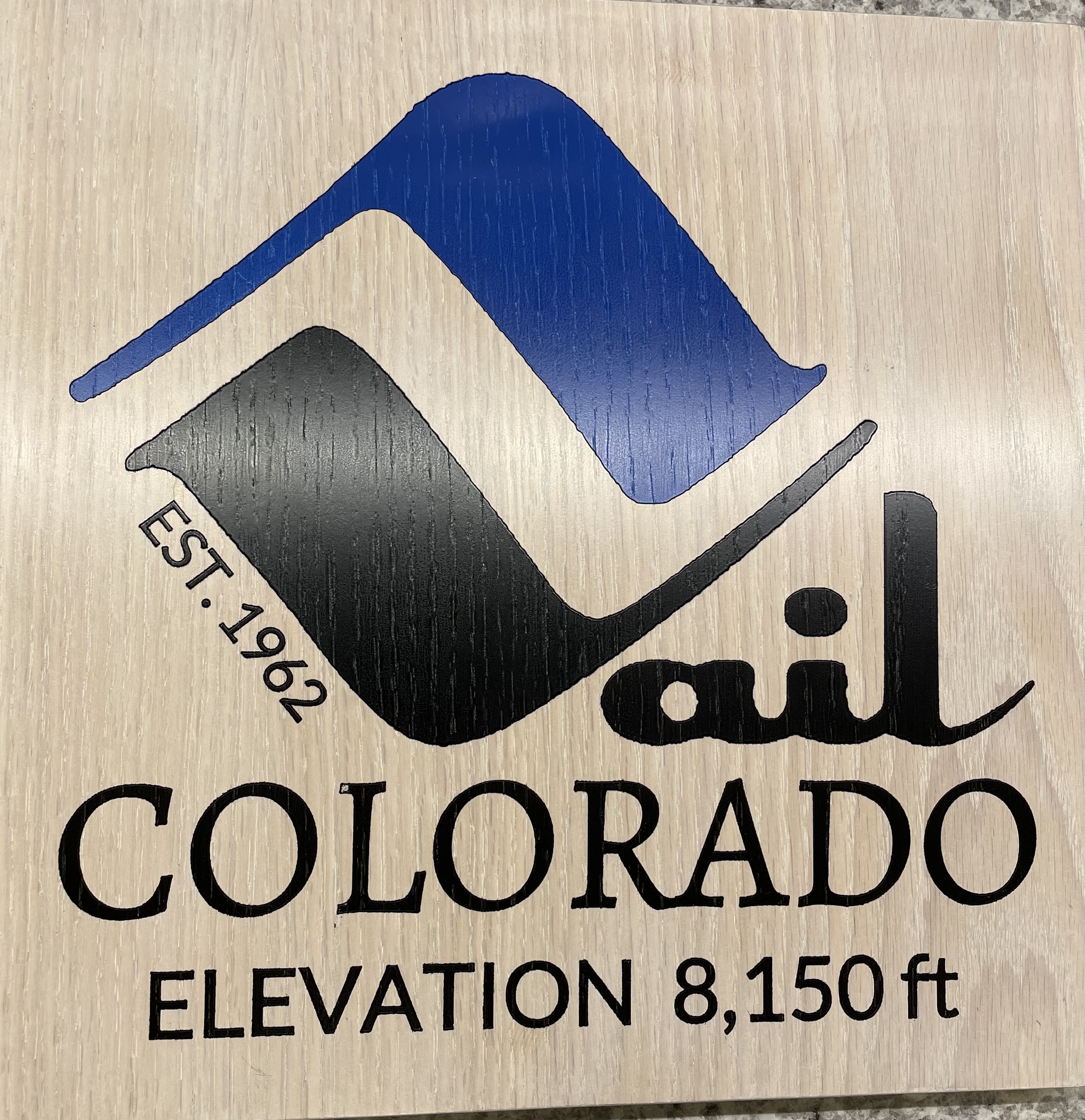 Vail Logo Wood Sign